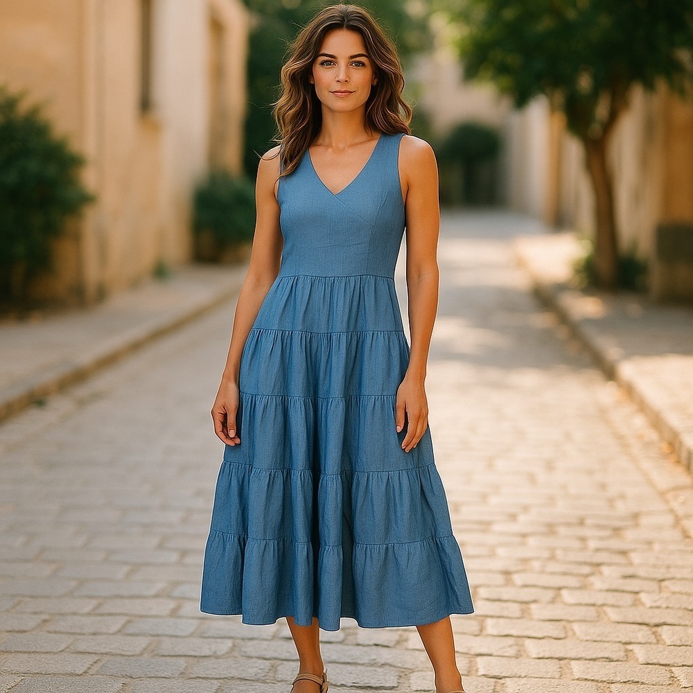AMT Blue Maxi Dress
New